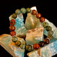 TIGER EYE & AFRICAN TURQUOISE BEADED BRACELET FOR SMALL WRISTS – BOOST CONFIDENCE & COURAGE