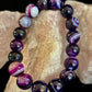 NATURAL AMETHYST HEALING BRACELET – 8MM, 10MM, OR 12MM BEADS