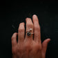 ROUND WRAP RING WITH AUTHENTIC RAW METEORITE