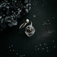 ROUND WRAP RING WITH AUTHENTIC RAW METEORITE