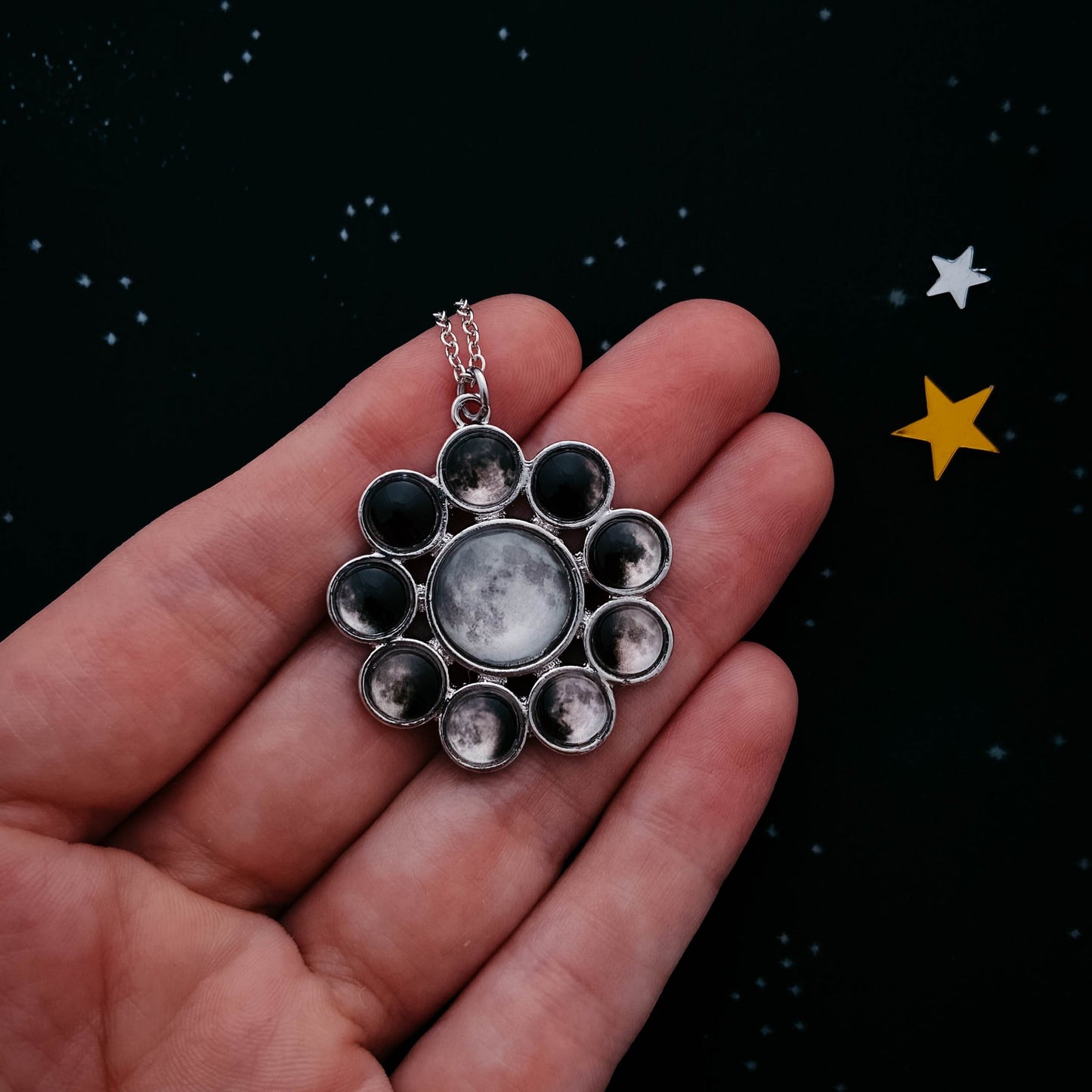 MOON PHASE HALO JEWELRY SET