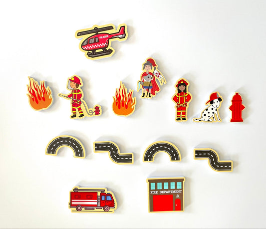 ST. FLORIAN'S FIREFIGHTER BATH TOY SET