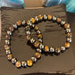 TIGER EYE & HEMATITE PROTECTION BRACELET – STRENGTH, BALANCE & GROUNDING ENERGY (UNISEX)