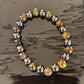 TIGER EYE & HEMATITE PROTECTION BRACELET – STRENGTH, BALANCE & GROUNDING ENERGY (UNISEX)
