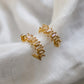 TAPERED BAGUETTE CZ HOOPS