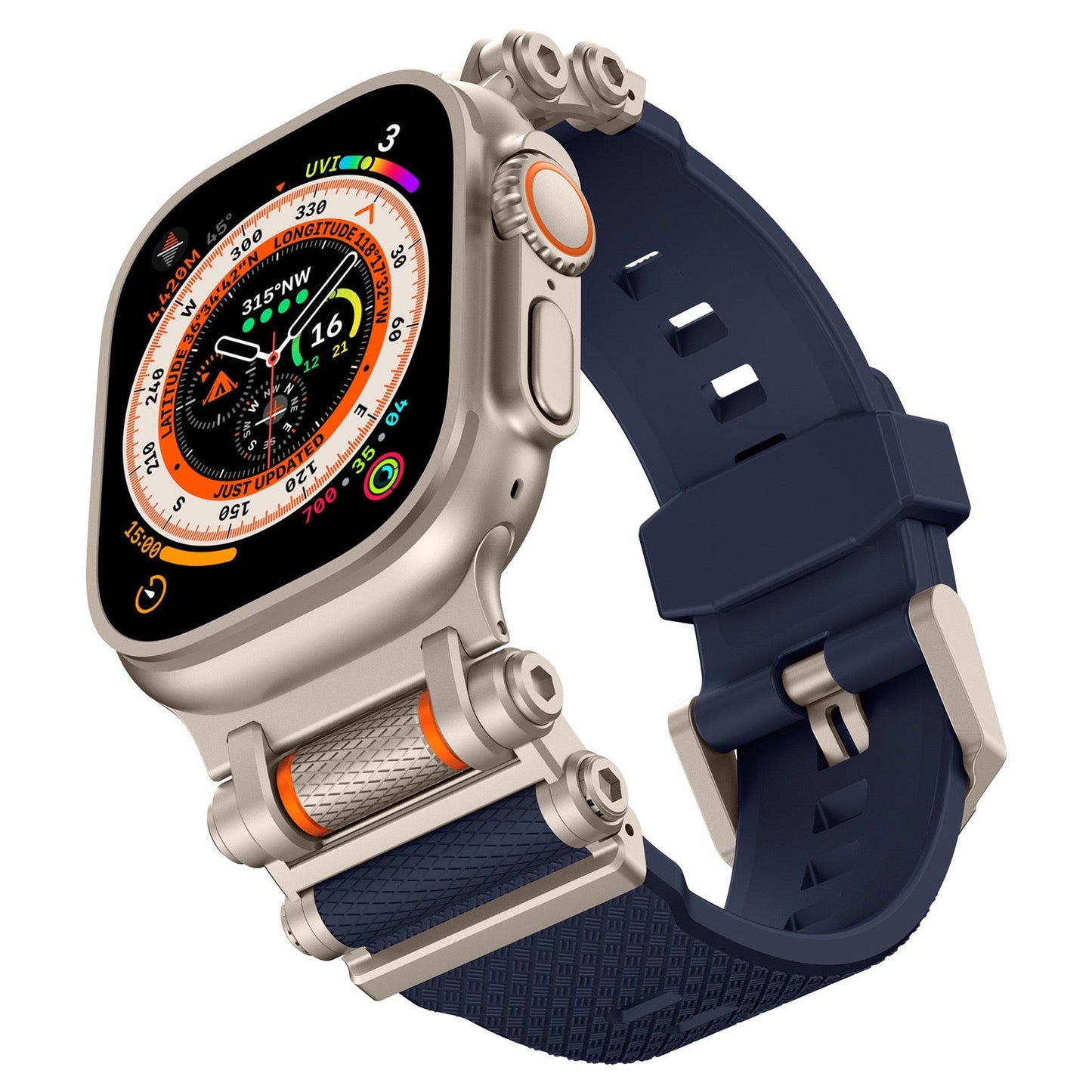 TACTICAL DESTINY GEAR ROTATING SILICONE BAND FOR APPLE WATCH