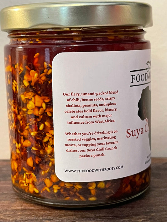 SUYA SPICED CHILI CRUNCH (CONTAINS PEANUTS)