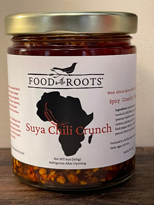 SUYA SPICED CHILI CRUNCH (CONTAINS PEANUTS)