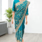 TRADITIONAL DESIGNER SAREE WITH READY BLOUSE – ELEGANT INDIAN ETHNIC WEAR- 020