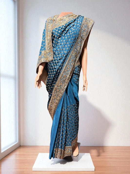 SUBLIME SIMPLICITY: TRADITIONAL DESIGNER SAREE- INDIAN ETHNIC WEAR FOR WOMEN