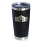THE ALAMO - INSULATED COFFEE TUMBLER CUP WITH SLIDING LID - STAINLESS STEEL INSULATED MUG - STATE OF TEXAS GIFTS AND SOUVENIRS FOR TEXANS