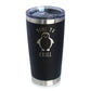 TIME TO CHILL - INSULATED COFFEE TUMBLER CUP WITH SLIDING LID - STAINLESS STEEL TRAVEL MUG - CUTE PENGUIN GIFTS FOR WOMEN AND MEN
