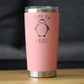 TIME TO CHILL - INSULATED COFFEE TUMBLER CUP WITH SLIDING LID - STAINLESS STEEL TRAVEL MUG - CUTE PENGUIN GIFTS FOR WOMEN AND MEN