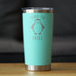 TIME TO CHILL - INSULATED COFFEE TUMBLER CUP WITH SLIDING LID - STAINLESS STEEL TRAVEL MUG - CUTE PENGUIN GIFTS FOR WOMEN AND MEN