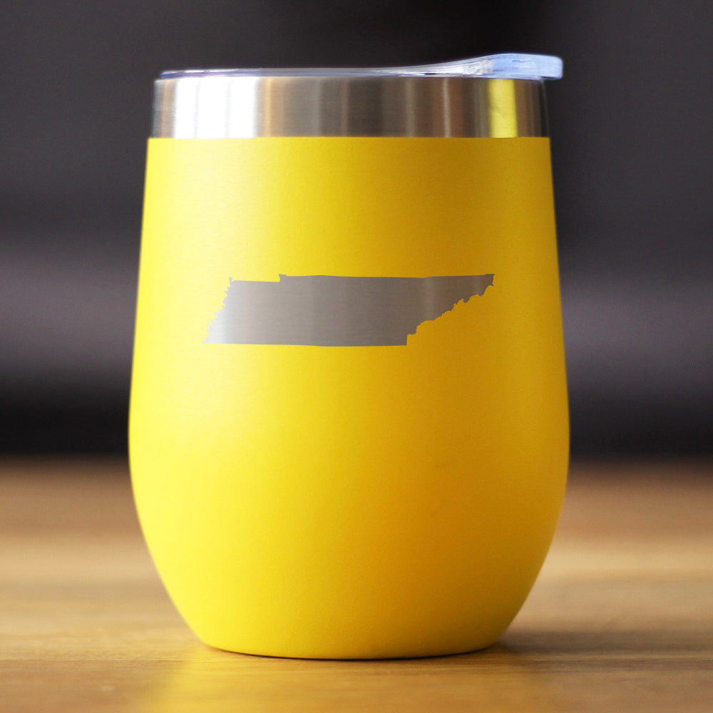 TENNESSEE STATE OUTLINE - WINE TUMBLER
