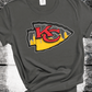 SUPER BOWL KANSAS CITY FOOTBALL CHIEFS T-SHIRT, KC FOOTBALL TEE, GAME DAY SHIRT GIFT COMFORT COLORS OVERSIZED LOOK