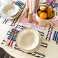 TOTO PALM IN CREAM AND GREY IKAT PLACEMAT