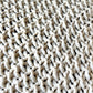 Soft Chunky Knitted Cream Throw Blanket