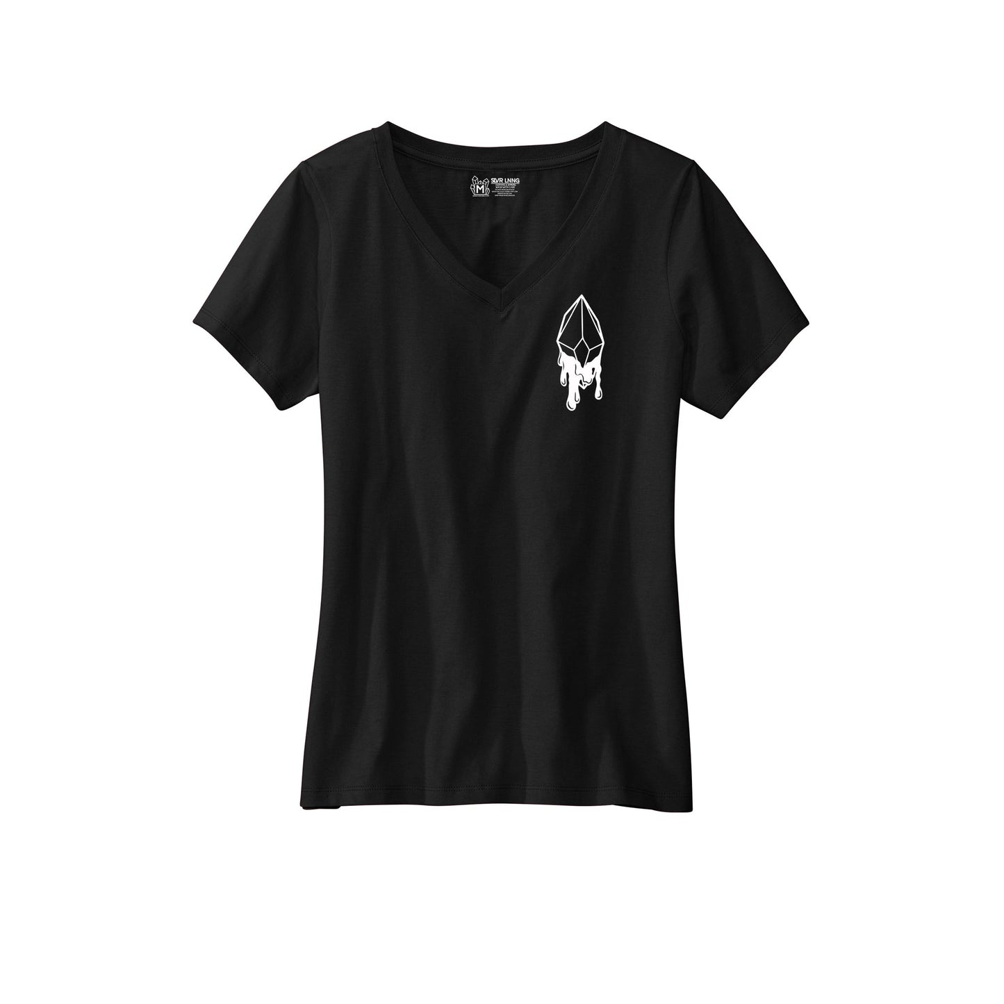 THE STAR CARD - WOMEN’S V-NECK INFUSED WITH CLEAR QUARTZ