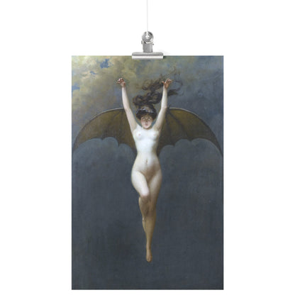 THE BAT WOMAN BY ALBERT JOSEPH PÉNOT MATTE POSTER