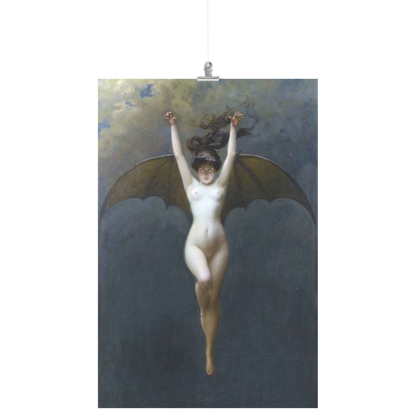 THE BAT WOMAN BY ALBERT JOSEPH PÉNOT MATTE POSTER