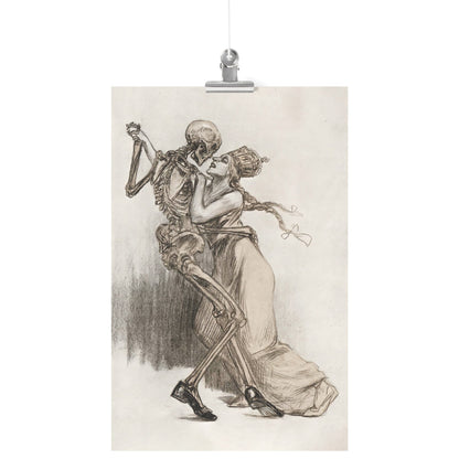 THE GERMAN TANGO (LADY DANCES WITH DEATH) BY LOUIS RAEMAEKERS MATTE POSTER