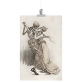 THE GERMAN TANGO (LADY DANCES WITH DEATH) BY LOUIS RAEMAEKERS MATTE POSTER