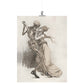 THE GERMAN TANGO (LADY DANCES WITH DEATH) BY LOUIS RAEMAEKERS MATTE POSTER