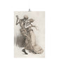 THE GERMAN TANGO (LADY DANCES WITH DEATH) BY LOUIS RAEMAEKERS MATTE POSTER