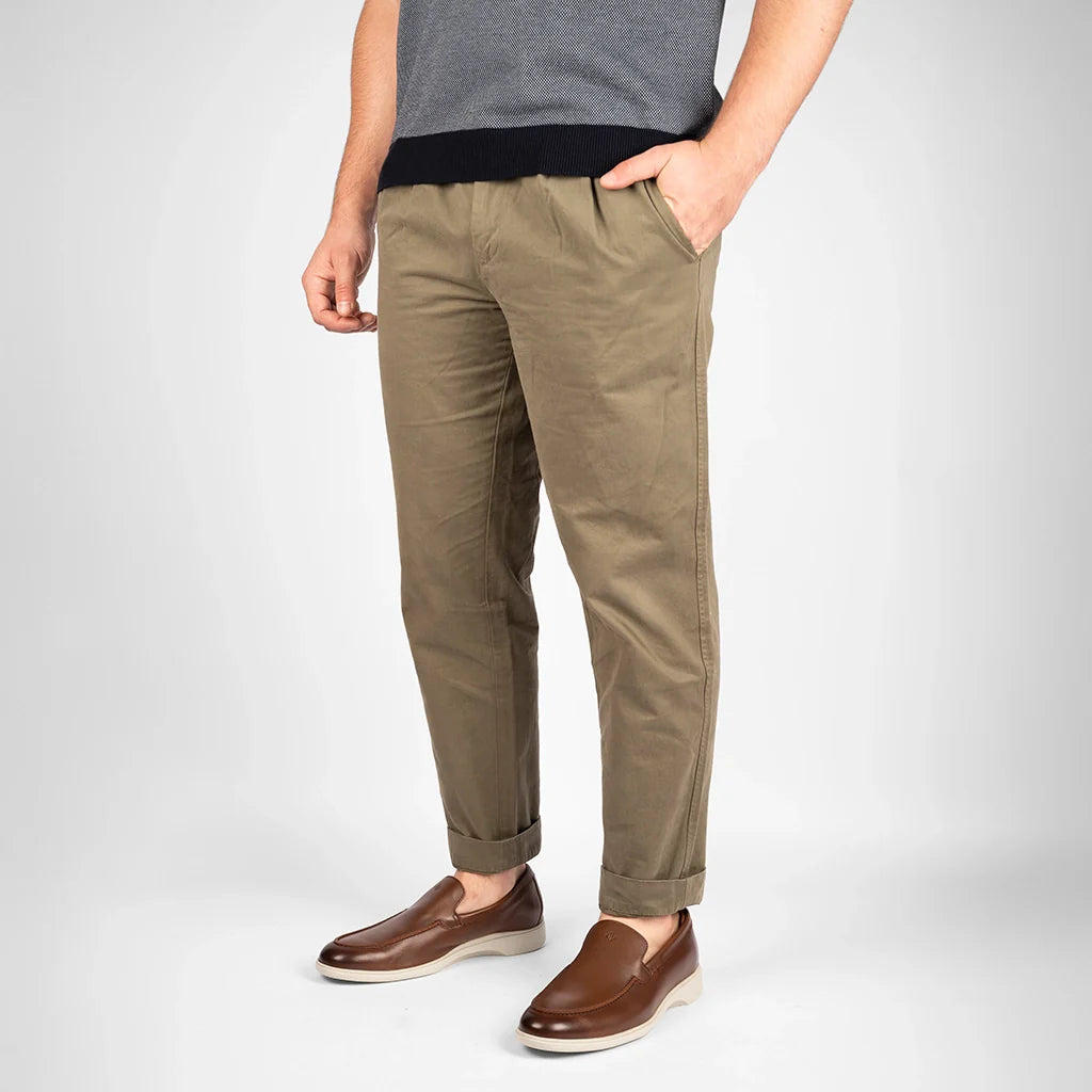 THE LOAFER (CHESTNUT & CREAM)