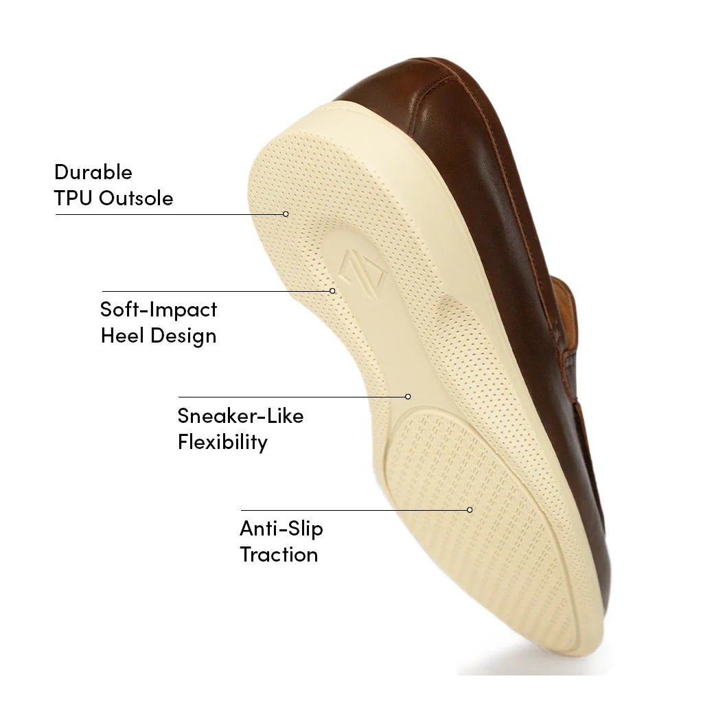 THE LOAFER (CHESTNUT & CREAM)