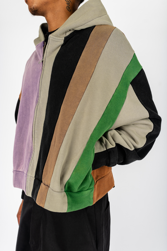THE LABEL PANEL ZIP UP