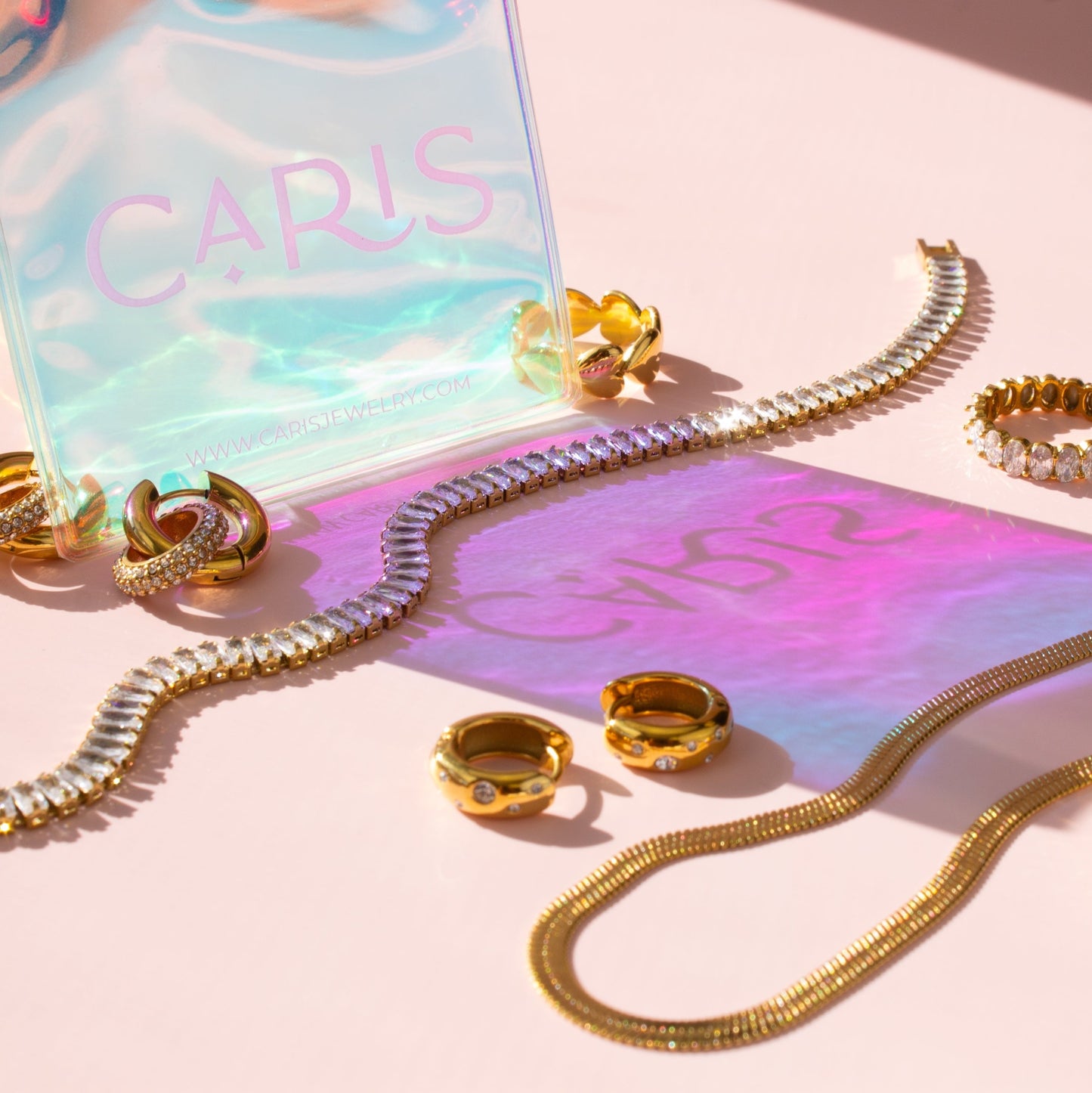 BAGUETTE TENNIS NECKLACE