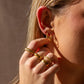 MEDIUM CLASSIC CLICKER HOOP EARRINGS