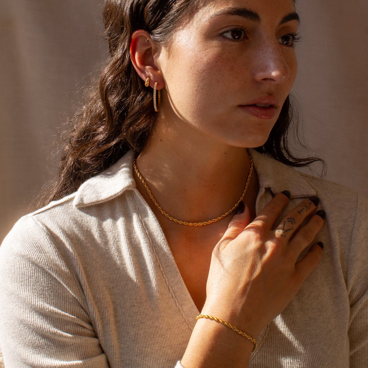 LIVIA ROPE CHAIN NECKLACE