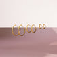 MEDIUM CLASSIC CLICKER HOOP EARRINGS