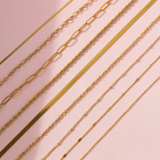 JOLIE BEADED CHAIN NECKLACE