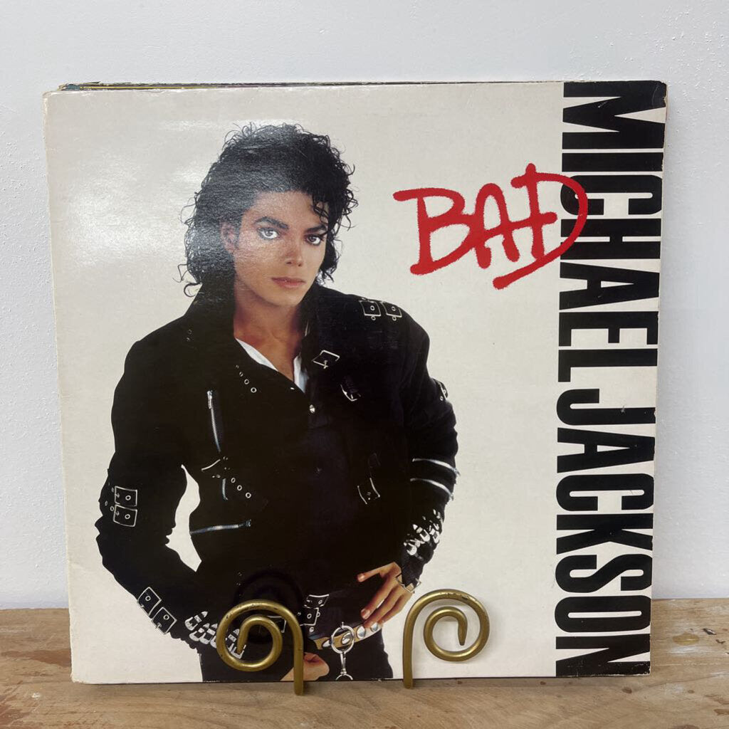 MICHAEL JACKSON BAD VINYL LP ENGLAND-Thriftique Marketplace