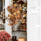 52 Inch Potted Foliage Maple Leaf Faux Tree