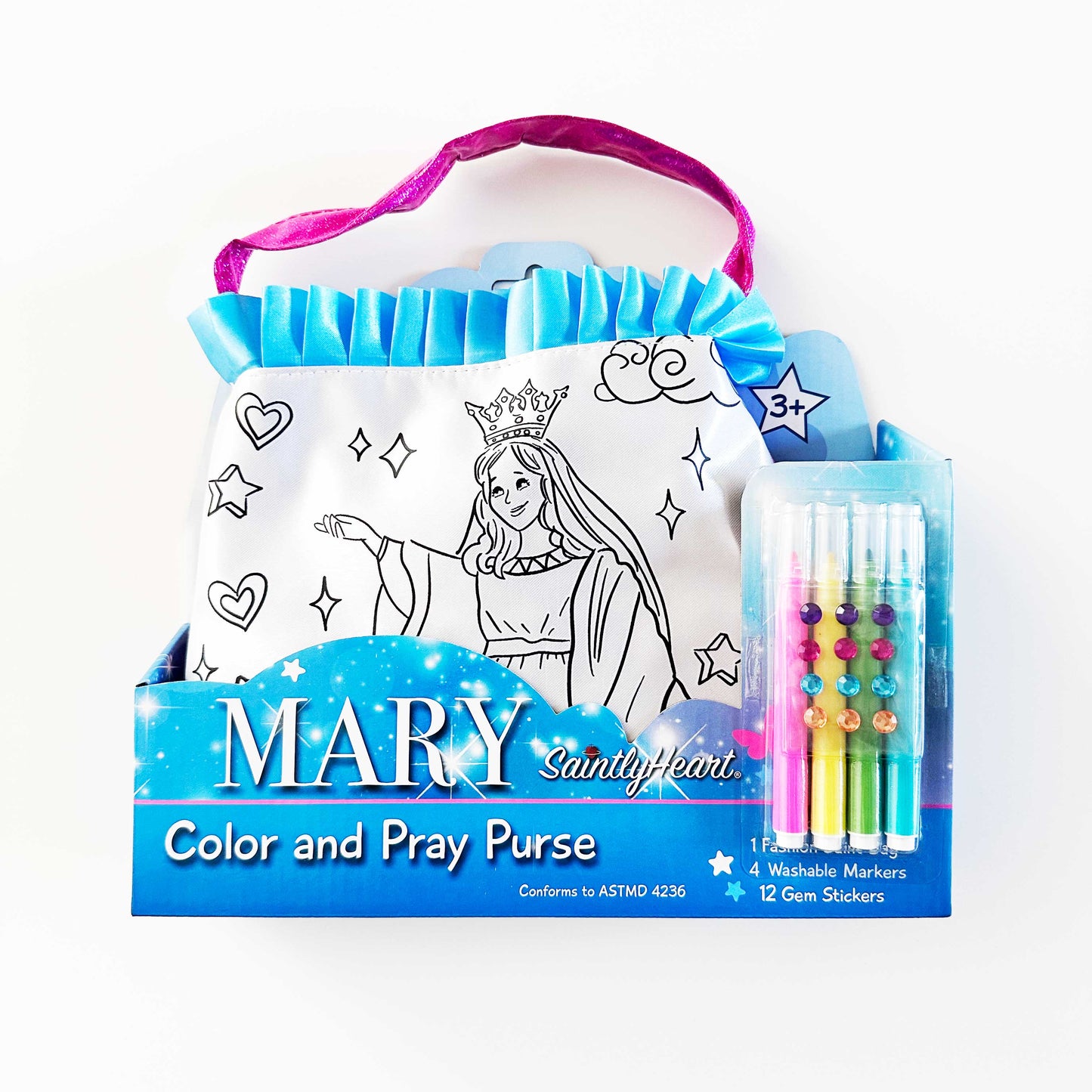 THE COLOR AND PRAY PURSE: MARY