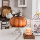 Indoor/Outdoor Metal Pumpkin with Lid