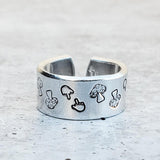 MIDDLE FINGER MUSHROOM RING