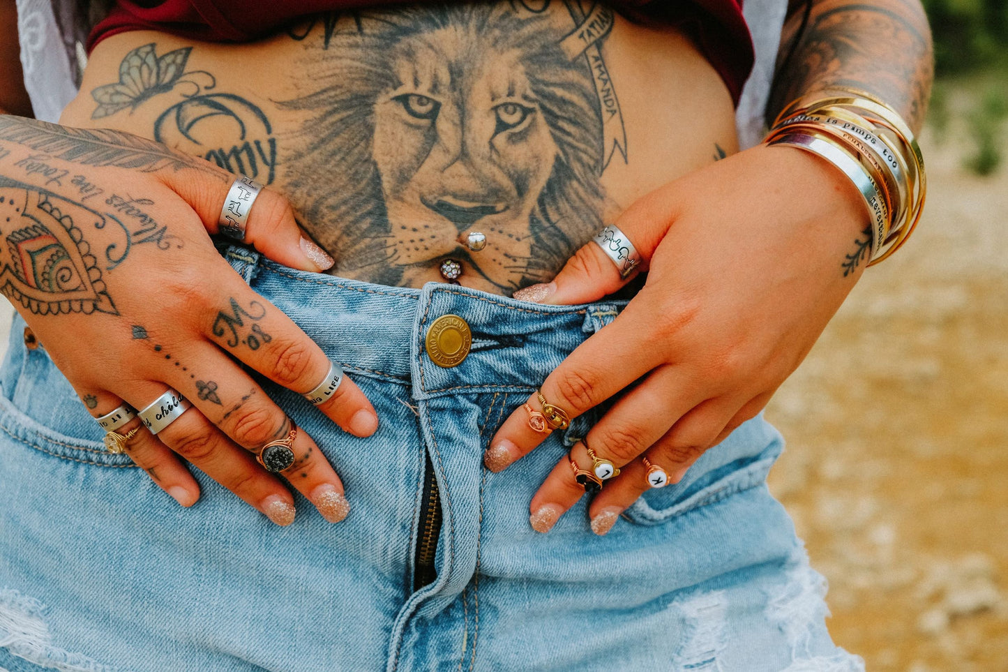 MIDDLE FINGER PARTY RING