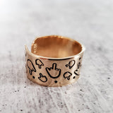 MIDDLE FINGER PARTY RING