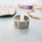 MOON PHASES CELESTIAL SILVER RING