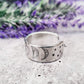 MOON PHASES CELESTIAL SILVER RING