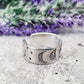 MOON PHASES CELESTIAL SILVER RING