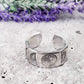 MOON PHASES CELESTIAL SILVER RING