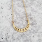 MOON PHASES GOLD LAYERING NECKLACE
