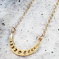 MOON PHASES GOLD LAYERING NECKLACE
